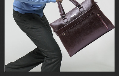 欧美风尚，商务新选 探索高端男士真皮单肩斜跨公文包